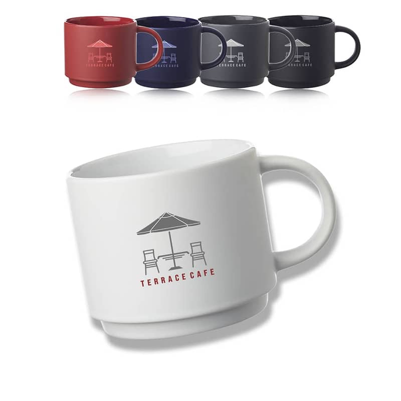 14 oz Stackable Norwich Ceramic Mug