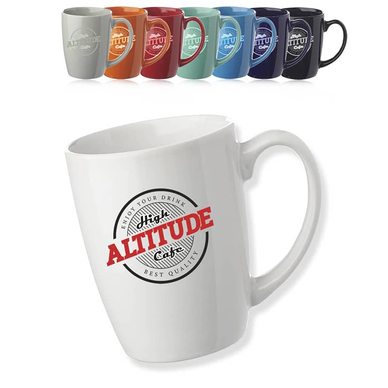 12 oz Jave Challenger Solid Colorted Ceramic Mug