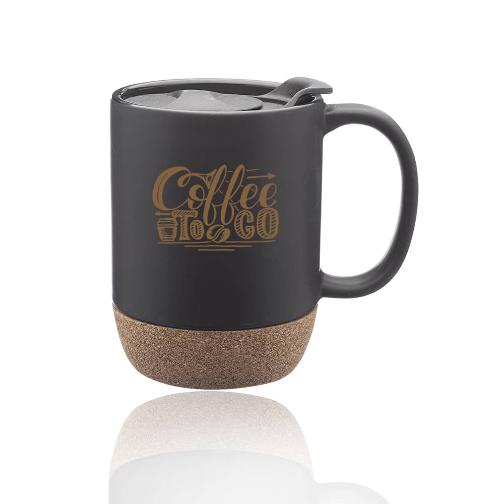 Custom 13 oz Barista Cork Bottom Ceramic Mug 3 13 oz Barista Cork Bottom Ceramic Mug - Image 3