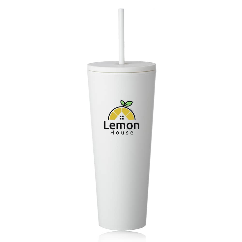 Custom 24 oz Kenai Plastic Travel Tumbler with Straw 7 24 oz Kenai Plastic Travel Tumbler with Straw - Image 7