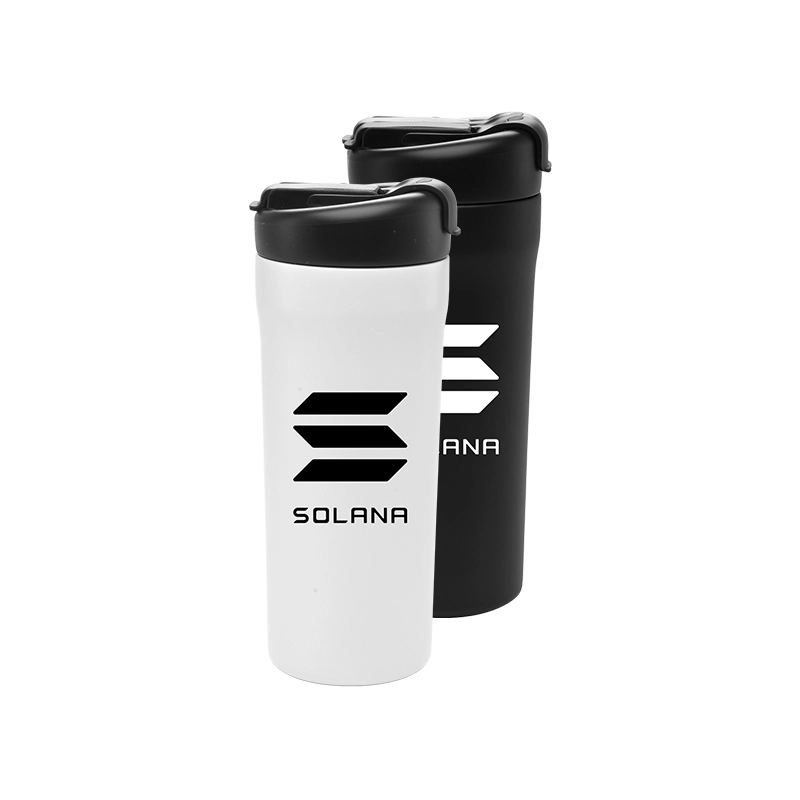 24 oz Gemini Vacuum Insulated Stainless Steel Travel Mug - Bulk Pricing